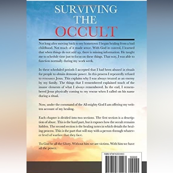 FREE* Book, Surviving The Occult- Little Bird and Her Jesus by Robyn Kranig. EUC - Picture 2 of 16
